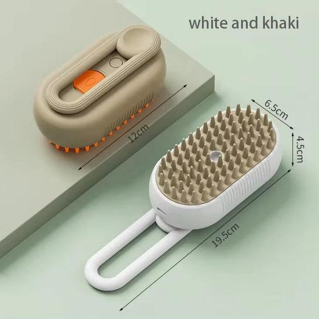 Revolutionary Pet Spray Comb for Cats & Dogs - Electric Hair Removal & Massage Brush with One-Click Spray!.