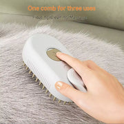 Revolutionary Pet Spray Comb for Cats & Dogs - Electric Hair Removal & Massage Brush with One-Click Spray!.