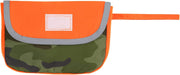 Adventure-Ready Reversible Dog Raincoat - Camo & Orange Slicker Poncho for All Breeds.