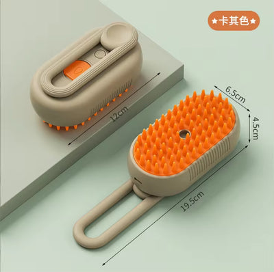 Revolutionary Pet Spray Comb for Cats & Dogs - Electric Hair Removal & Massage Brush with One-Click Spray!.