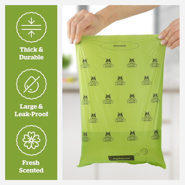 Pogi’S Dog Poop Bags – Leak-Proof & Extra Thick Pet Waste Bags (Fresh Scent, 10 Rolls, 150-Count).